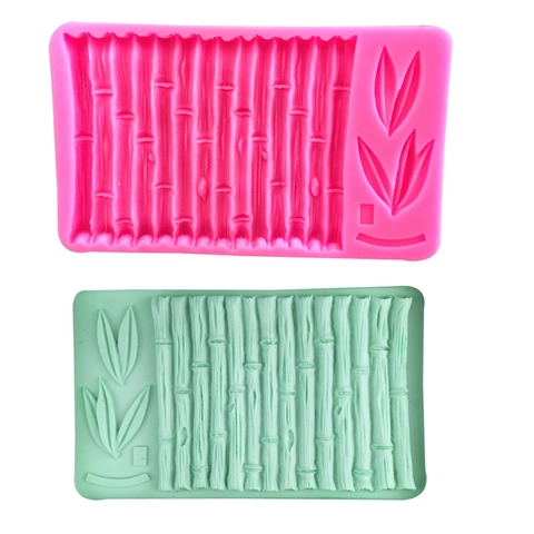 Bambusblatt Silikonform Fondant Kuchen Dekoration Schokolade Handgemachte Seife DIY Backwerkzeuge Chinesischer Stil Küchenbedarf