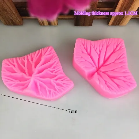 Blattadern Silikonform Für Fondant Tortendekoration DIY Ahornblatt Textur Backwerkzeuge Handgemachte Seife Ton Handwerk Form