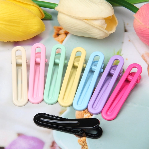 Fermagli per Capelli Senza Cuciture a Forma di U Color Caramella Lega Galvanizzata Forcine Per Ragazze Accessori per Capelli DIY