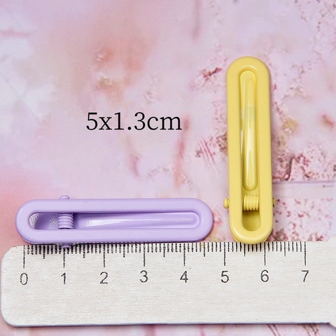 Fermagli per Capelli Senza Cuciture a Forma di U Color Caramella Lega Galvanizzata Forcine Per Ragazze Accessori per Capelli DIY
