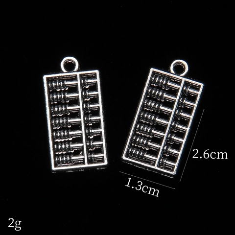Vintage Antique Silver Alloy Miniature Pendants For DIY Jewelry Making Retro Abacus Camera Ruler Lamp Charms For Necklaces Bracelet Decoration