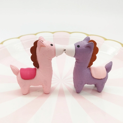 3D Cartoon Pony Doll DIY Cream Phone Case Materials Plastic Pony Figure Pendants For Keychain Photo Frame Decoration Gift