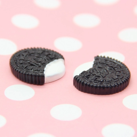 Resin Simulation Cookie DIY Accessories Colorful Sandwich Biscuit Charms For Phone Case Hairpin Jewelry Making Decoden Supplies