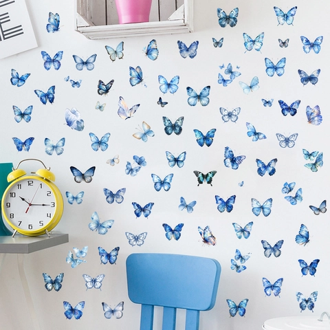 3 Stuks 30x30cm Vlinder Muurstickers Waterdicht DIY PVC Vlinders Muurschildering Voor Woonkamer Slaapkamer Kinderkamer Huis Decoratie