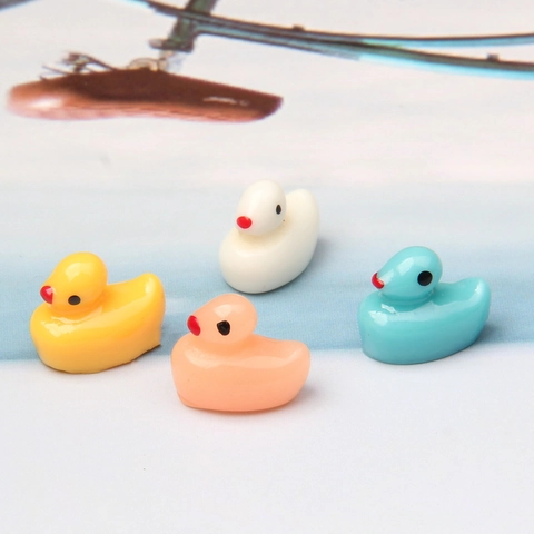 Mini Paperine in Resina 3D per Decorazione Fai-da-te Cover Telefono Micro Paesaggio Colorate Simpatici Accessori Animali