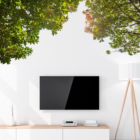 Üppige Grüne Äste Blätter Wandtattoo Wasserdicht PVC Abnehmbare Aufkleber Natur Wald Stil Wandbild Für Wohnzimmer Schlafzimmer Kinderzimmer Deko