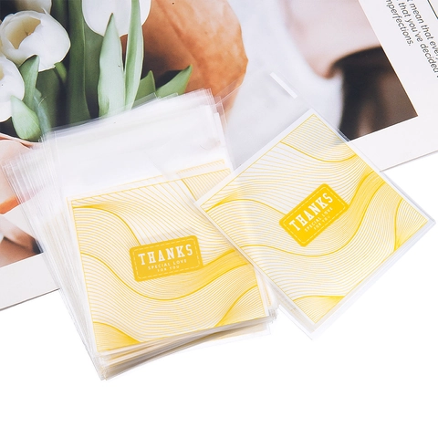 Cartoon Self Sealing Plastic Bags Cute Animal Floral Pattern Jewelry Cookie Candy Gift Packaging Bags Resealable Bags