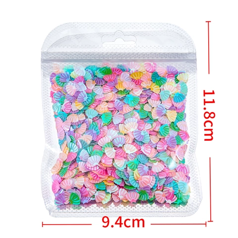 Macaron Color DIY Sequins PVC Heart Star Rabbit Shell Shape Slime Fillers For Nail Art Handcraft Decoration Accessories