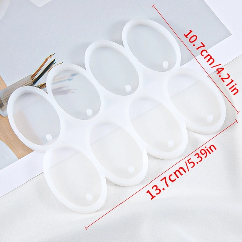 DIY Silicone Mold For Jewelry Making Resin Casting Butterfly Round Oval Heart Shape Pendant Earring Keychain Craft Tool