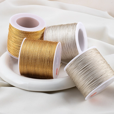 Twisted Copper Wire For Jewelry Making DIY Handmade Bracelets Necklaces Metal Thread Craft Accessories Gold Silver Color