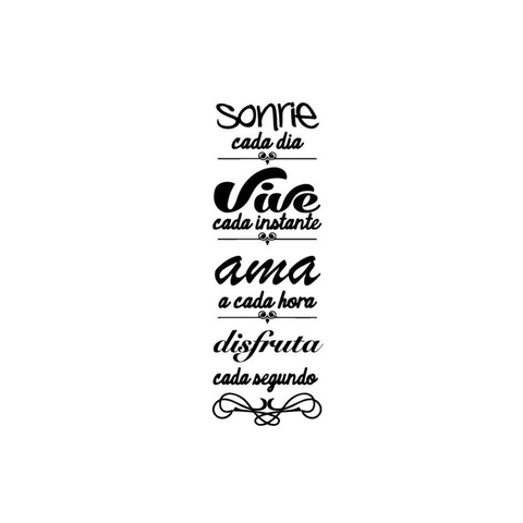 Vinilo Decorativo de Pared con Frases en Español Reglas de la Familia PVC Autoadhesivo Impermeable Letras Negras para Salón