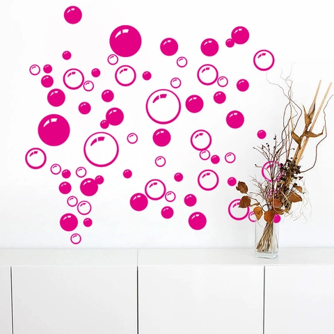 Vinilos Decorativos de PVC con Patrón de Burbujas Impermeables Removibles Decoración de Ventanas para Baño Hogar