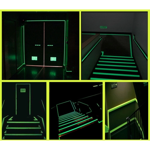 Leuchtendes Nachtleuchtendes Klebeband Selbstklebend Fluoreszierender Warnstreifen Für Treppen Sicherheit Heimdekor Wandaufkleber