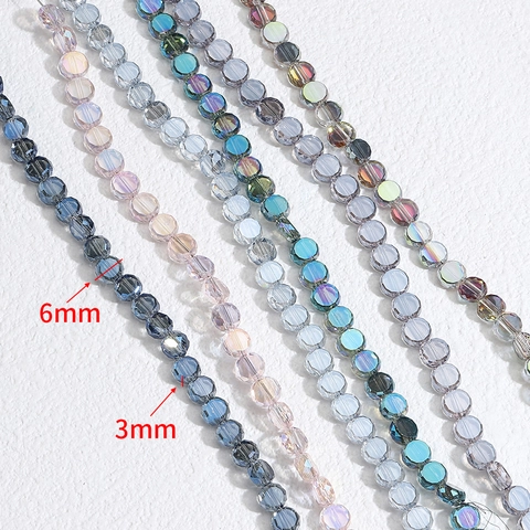 Bohemian Faceted Crystal Glass Beads For DIY Jewelry Making Necklaces Bracelets Cut Rondelle Spacer Beads Craft Accessories