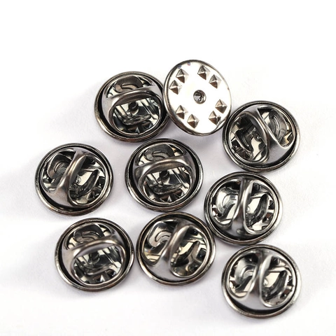 DIY Jewelry Making Copper Butterfly Clutch Pin Backs Tie Tacks Blank Pins For Brooch Badge Replacement Craft Findings