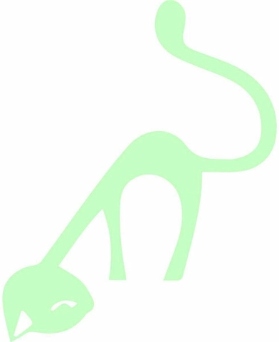 Luminous Cat Silhouette Switch Sticker Glow In The Dark PVC Wall Decal For Kids Room Living Room Bedroom Home Decor