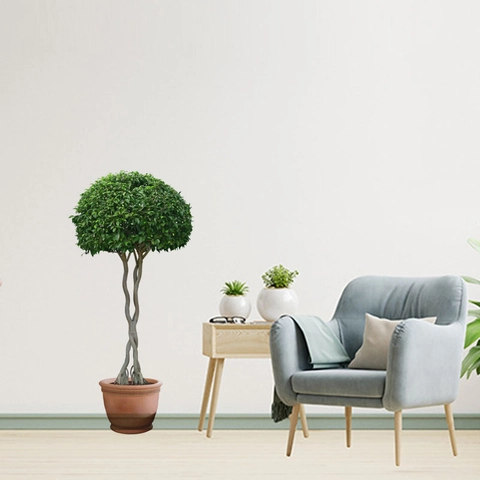Modernes Grünes Topfpflanze PVC Wandtattoo DIY Botanisches Blatt Aufkleber Für Wohnzimmer Schlafzimmer Home Dekoration Wandbild
