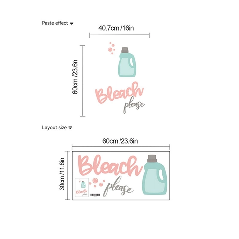 Cartoon Waskamer Muurstickers Verwijderbare PVC Humoristische Zin Muurstickers Voor Thuis Badkamer Decoratie Wasiconen