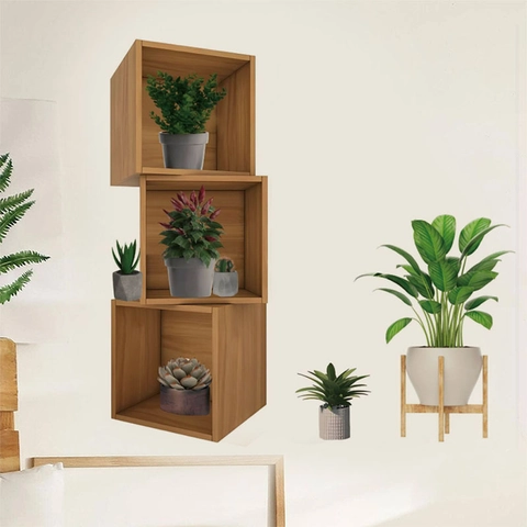 3D Topfpflanzen Grünpflanzen Wandaufkleber PVC Wasserdicht Selbstklebend Grün Pflanze Deko Aufkleber Für Wohnzimmer Schlafzimmer