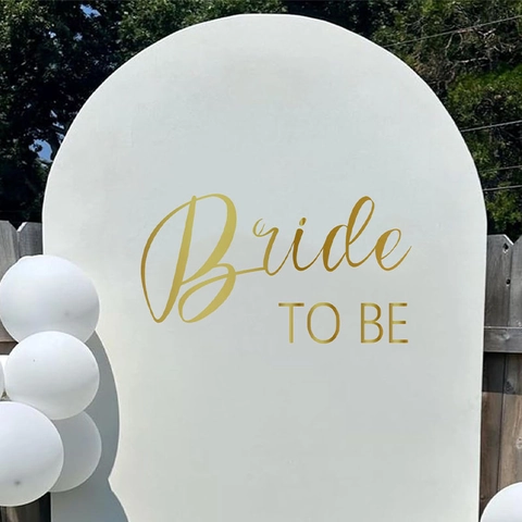 Spiegel Gold Bride To Be Wandtattoo Für Hochzeit Junggesellenabschied Deko Wasserdicht Vinyl Aufkleber Brautparty Geschenk