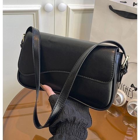 Borsa Sottobraccio Retro Donna 2025 in Pelle PU Con Pattina a Onde Borsa a Spalla Vielseitige Pendolare Borsa a Tracolla Motivo Coccodrillo Borsa a Mano Quadrata