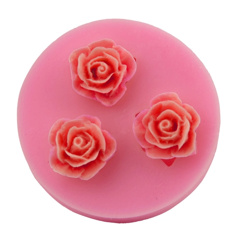 Stampo per Torte in Silicone a Forma di Fiore di Rosa per Fondente Cioccolato Sapone Cottura Fai da Te Strumento Decorazione