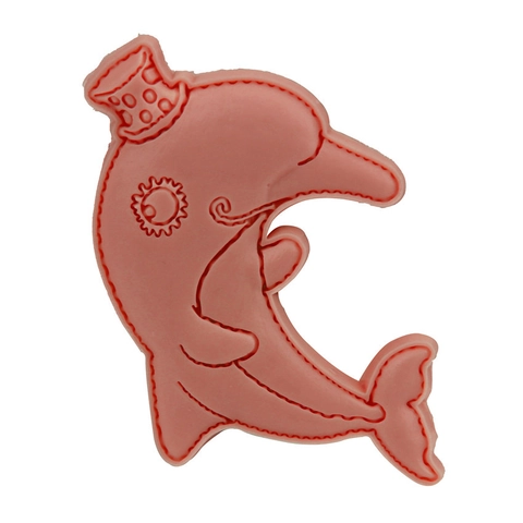 Cartoon Delfin Prinz Silikon Kuchenform Für Fondant Schokolade DIY Backwerkzeuge Sugarcraft Dekorative Form H2225
