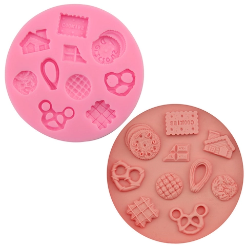Silikon Fondant Kuchenform Für DIY Backen Süßigkeiten Kekse Schokolade Haus Form Küche Backzubehör