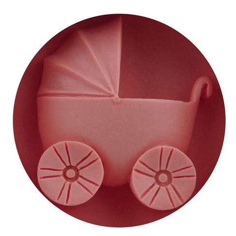 Baby Stroller Silicone Fondant Mold DIY Baking Cake Decoration Chocolate Candy Sugar Craft Tool Kitchen Soap Making Mold