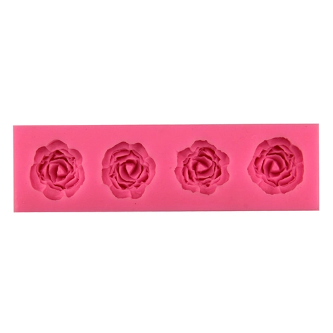 Große Rosenblüte Silikon Fondant Kuchenform Für DIY Backen Zuckerhandwerk Schokolade Gelee Handgemachte Seife Blumenmuster Werkzeug