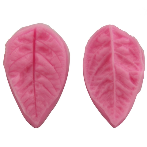 Realistische Blattstruktur Silikon Fondant Kuchenform Detaillierte Blattnerven Für Schokolade Mousse Gebäck DIY Backen Küchenwerkzeug Rosa