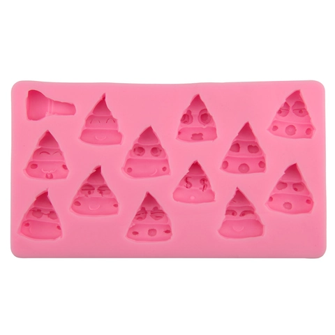 Kot-Emoji Silikonform Für DIY Backen Schokolade Süßigkeiten Fondue Hitzebeständig Neuheit Küche Backform Handwerk Werkzeug