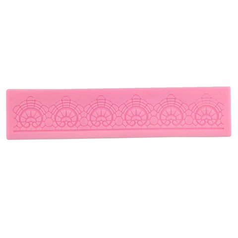 Silicone Lace Cake Mold Flower Border Relief Fondant Molding DIY Baking Tool For Cake Decoration Chocolate Sugar Craft
