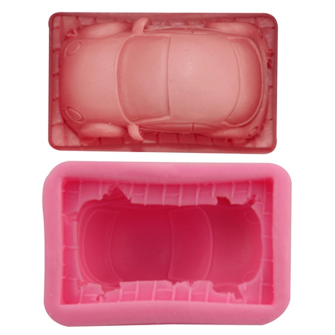 3D Retro Autoform Silikon Fondant Kuchenform DIY Schokolade Seife Kerze Harzform Handgefertigte Bastel Backen Deko Werkzeug