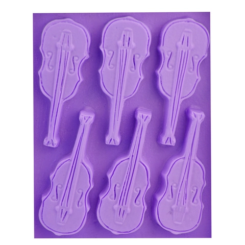 Gitarre Violine Silikon Fondant Kuchenform DIY Backwerkzeuge Für Schokolade Süßigkeiten Seife Machen Küche Dekorative Zubehör