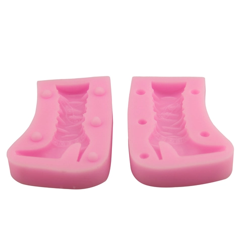 Stampo per Torte a Forma di Scarpe con Tacco Alto in Silicone per Decorazione Fondente Cioccolato Fai da Te Cucina