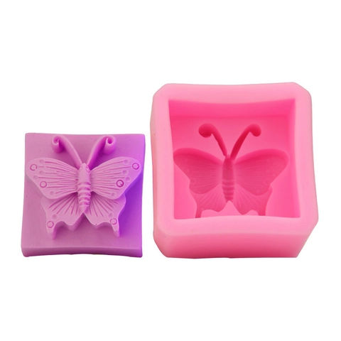3D Schmetterling Silikonform Für Kuchen Fondant Schokolade Handgemachte Seife DIY Backwerkzeug Schmetterlingsmuster Backzubehör