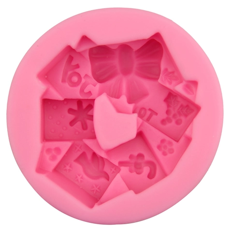 Stampo per Ghirlanda con Uccelli e Farfalle in Silicone 3D Decorazione Torta JOY per Pasta di Zucchero Cioccolato Sapone Cottura