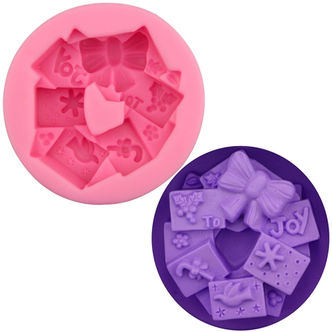 Stampo per Ghirlanda con Uccelli e Farfalle in Silicone 3D Decorazione Torta JOY per Pasta di Zucchero Cioccolato Sapone Cottura