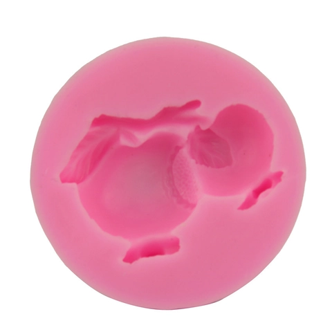 Süße Granatapfelform Silikon Kuchenform DIY Backwerkzeug Für Schokolade Gelee Zuckerkunst Hitzebeständige Silikon Pink Werkzeug