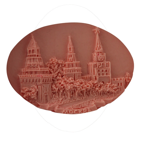 Classic Castle Silicone Mold DIY Fondant Cake Baking Tool For Soap Chocolate Jelly Muffin Moscow Architecture 3D Relief Mold