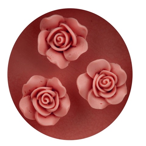 Stampo per Torta in Silicone a Fiore di Rosa Strumento da Forno per Fondente DIY per Cioccolato Gelatina Mousse Sapone Rosa