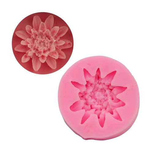 Stampo per Torta in Silicone Fiore 3D Strumento per Cottura Fondente Fai da Te Per Sapone Cioccolato Gelatina Mousse Accessori Cucina Colore Casuale