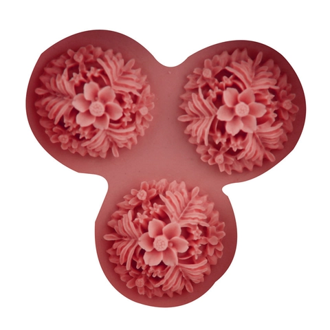 3D Blumen Silikon Kuchenform Pfingstrose Rose Fondantform Backwerkzeug Für DIY Schokolade Seife Eiswürfel Rosa Küchenbackform