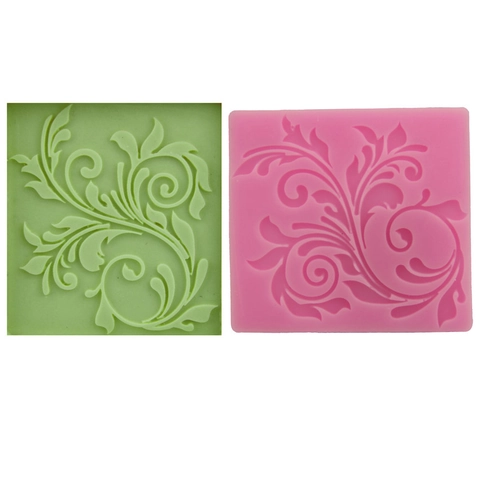 Stampo per Torte in Silicone con Fiori e Viti a Voluta Europea Stampo in Pizzo per Fondente Strumenti da Forno Fai-da-te per Cioccolato