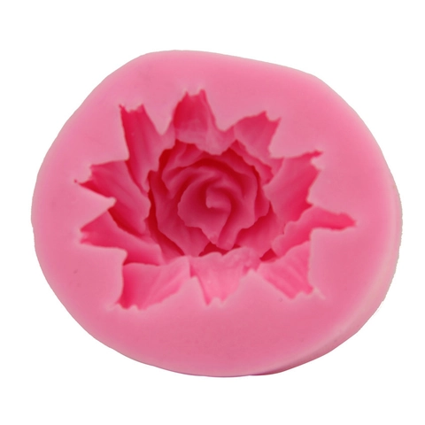Stampo in Silicone a Forma di Rosa per Decorazione Torte Fai da Te Fondant Cioccolato Sapone Candela Aromaterapia