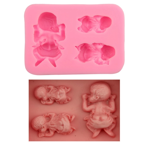 3D Schlafendes Baby Engel Silikon Kuchenform Fondantform Für Schokolade Seife Kerze Handgemachte DIY Handwerk Backen Deko Werkzeug