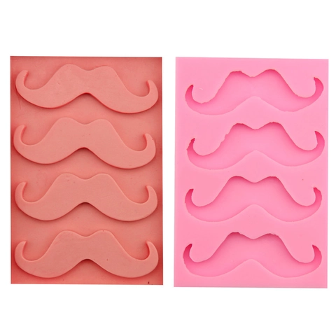 Silikon Schnurrbart Form Kuchenform DIY Fondant Backwerkzeug Lustige Schnurrbart Schokoladenmuffinform Handgemachte Seifenform