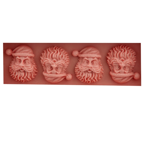 Kerstman Siliconen Fondant Vorm Voor Chocolade Taart DIY Bakken Tool Kerstmis Feest Keuken Bakvormen Accessoires
