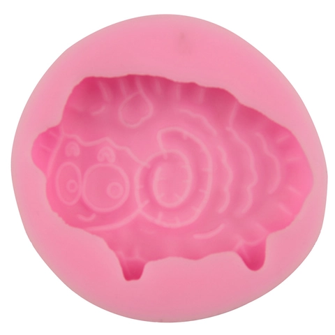 Süße Kleines Schaf Silikon Kuchenform DIY Fondant Schokolade Backform Rosa Tierform Küche Dessert Dekoriermaschine